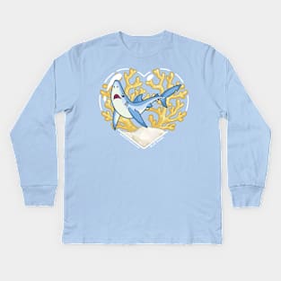 SEAR, the Blue Shark Kids Long Sleeve T-Shirt